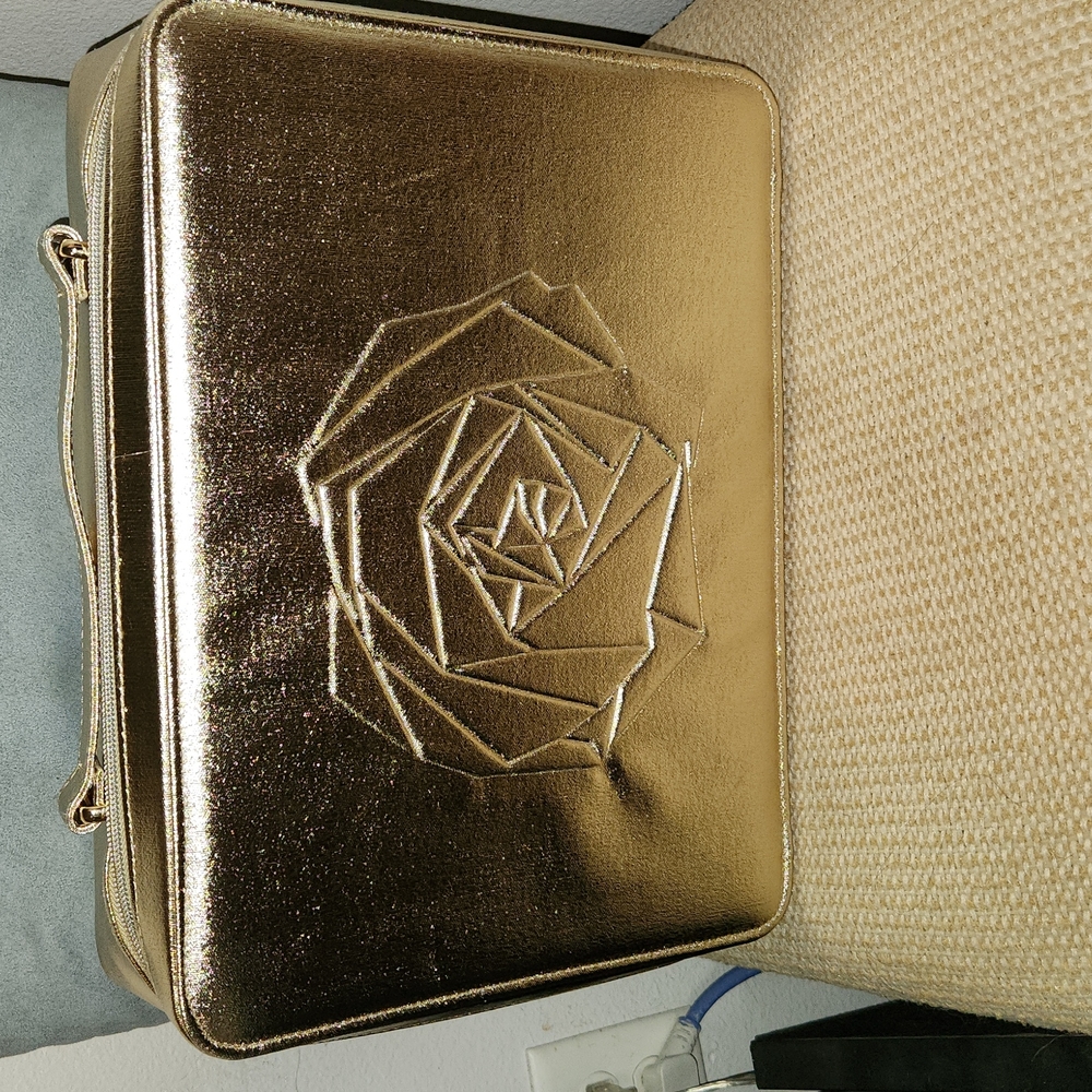 Lancome Gold Cosmetic Bag 2022 NEW
